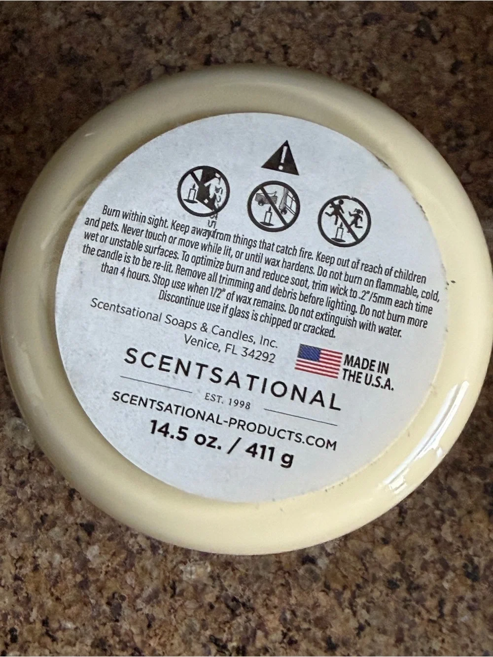 Scentsational Vetiver Vanilla 2-Wick Candle
